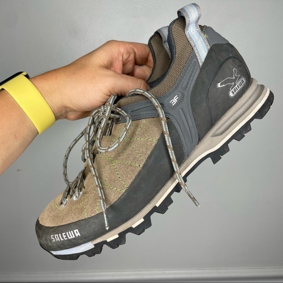 Salewa Mountain Trainer Laguna Bamboo Hiking Boot Sneaker Womens 7.5 - Picture 6 of 11